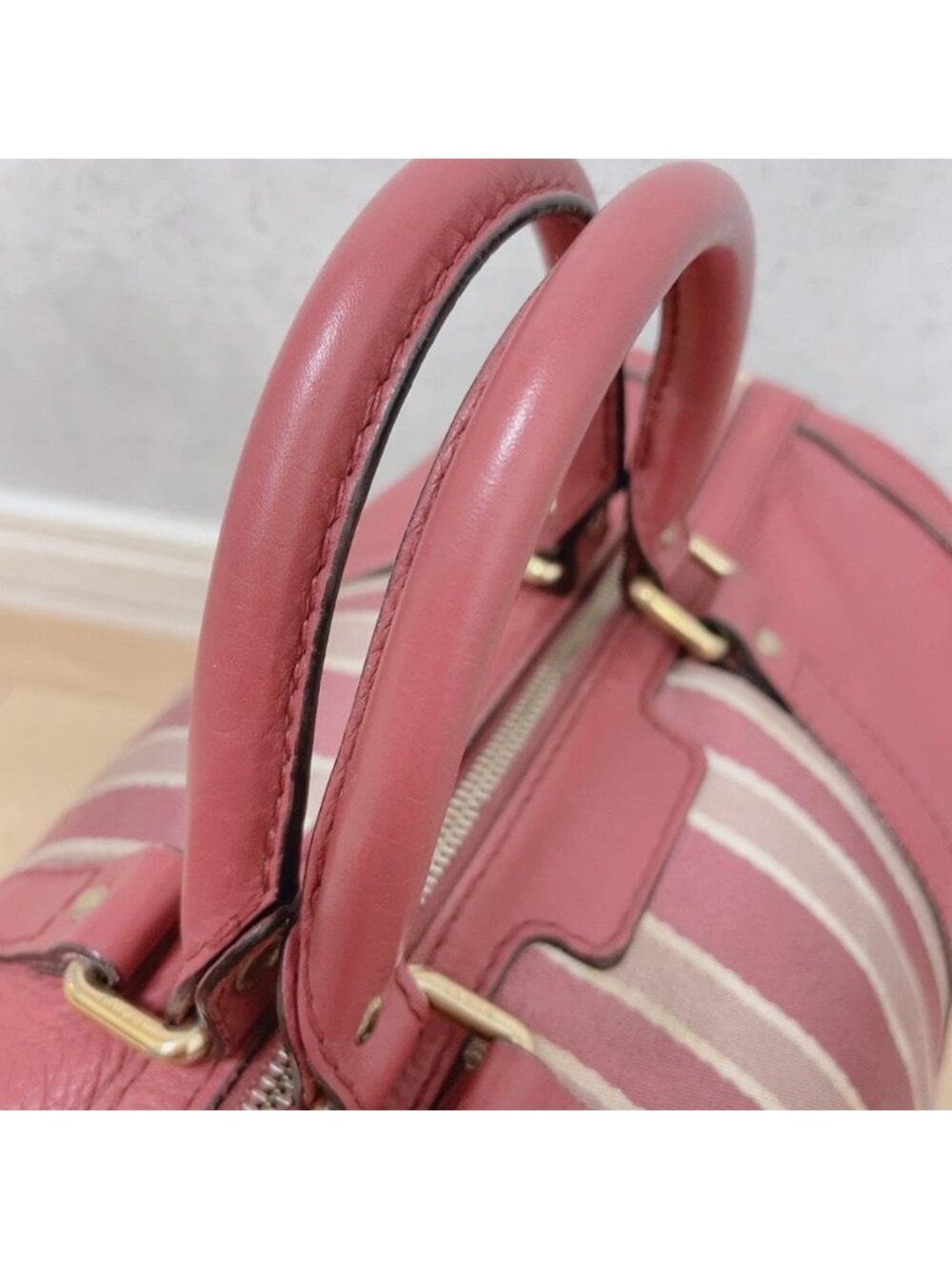 Gucci Sherry Line 2-Way Boston Bag Pink - Picture 7 of 12
